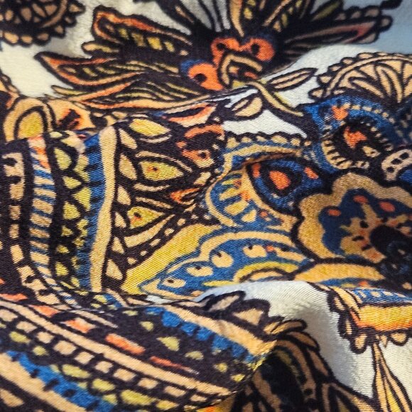 Free People Paisley Drape Halter Crop Top Boho Festival Summer Style Size XS - Picture 9 of 13